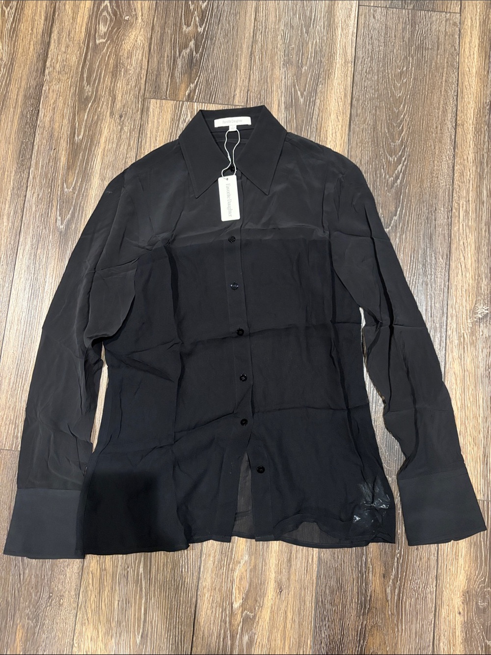 Sheer Black Blouse - Favorite Daughter